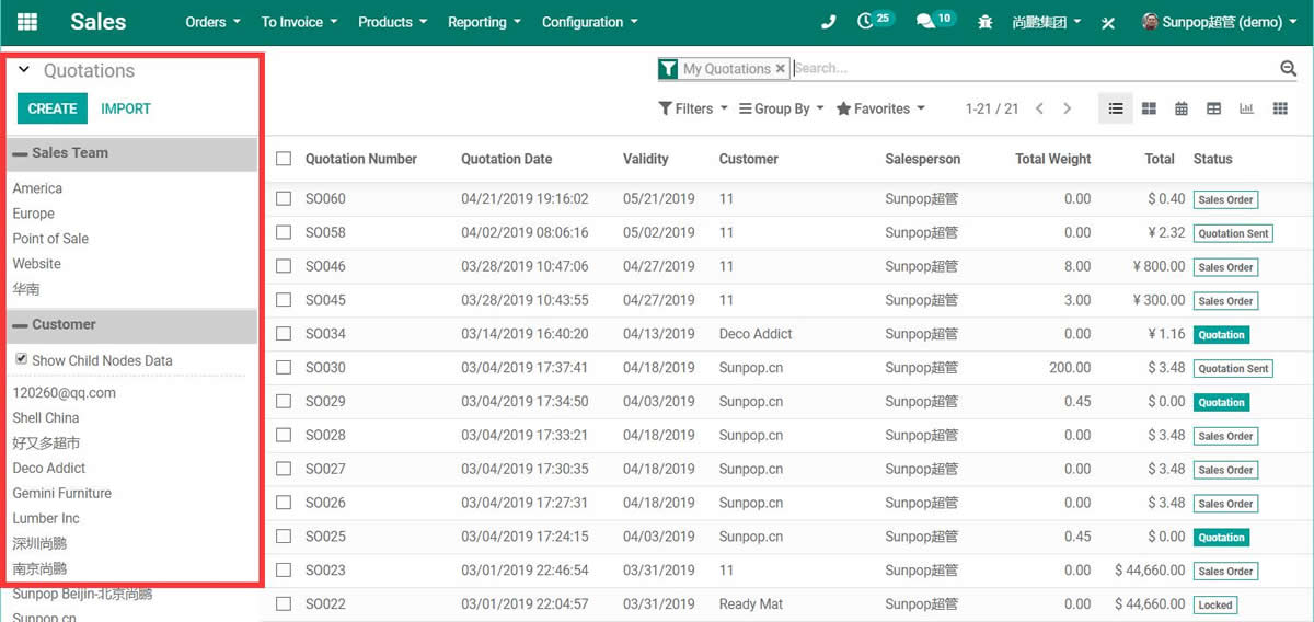 Mail addon for Advance Search Superbar