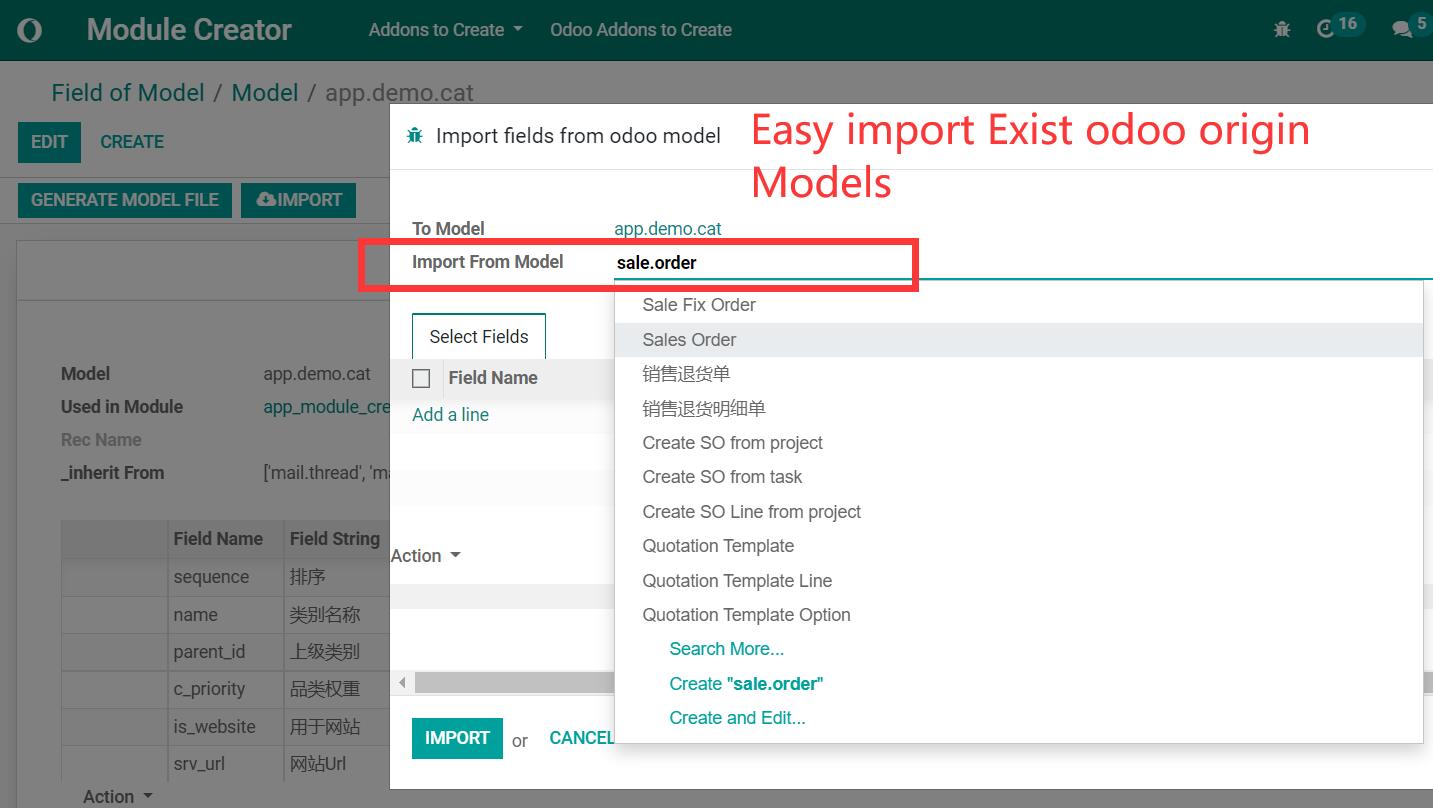 Auto coding Agile. odoo Module auto creator. Excel to odoo app