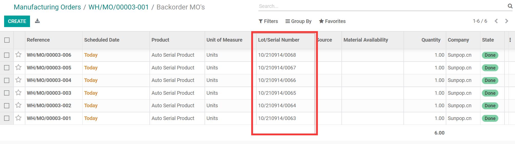 Mrp Auto Serial Batch done.Auto Lot Batch with Customize