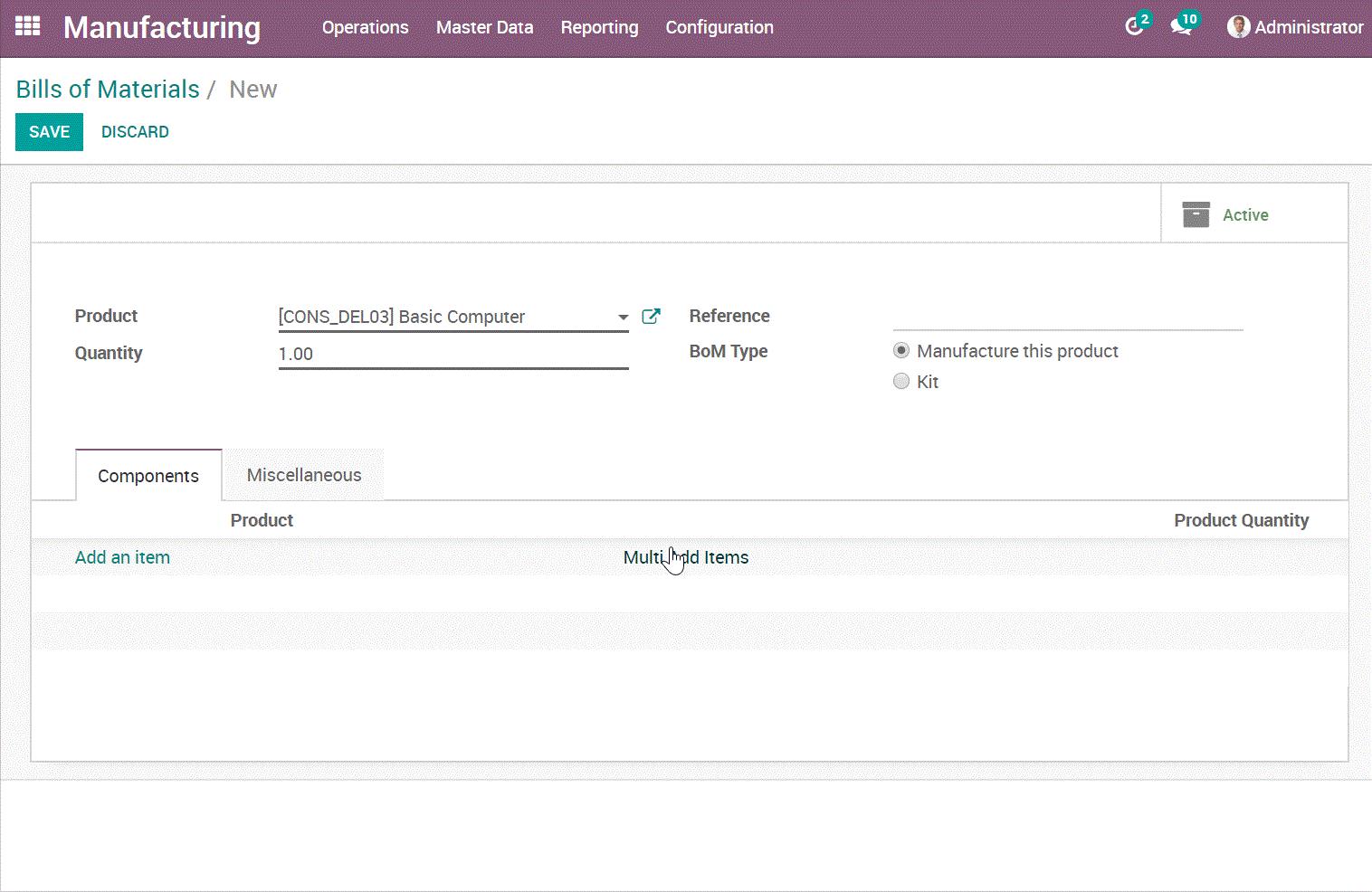 App Purchase Order Product Multi Add