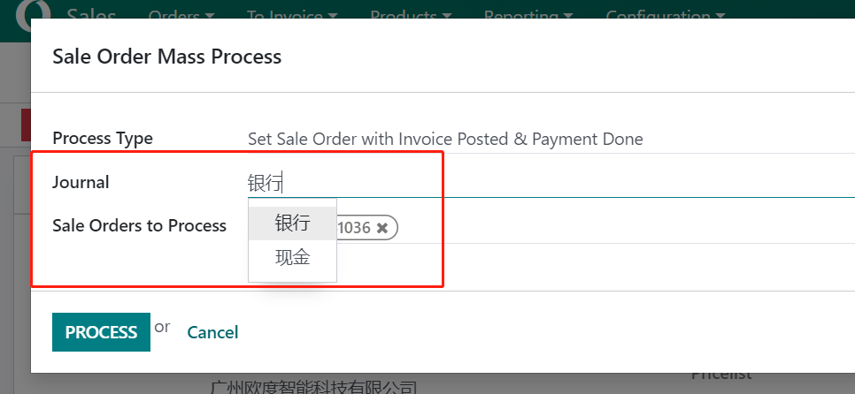 Sale Order Mass Process, Confirm, Delivery, Picking, Invoice, Payment, Cancel