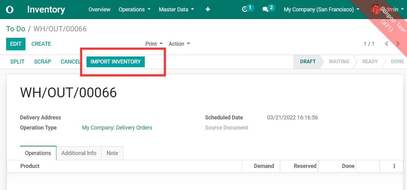 Stock Picking Import from Inventory