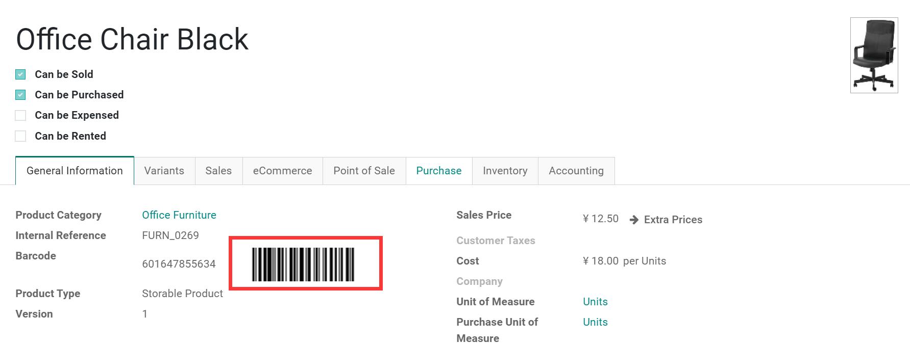 Barcode Image Widget