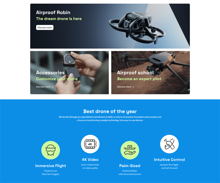 Airproof building blocks.