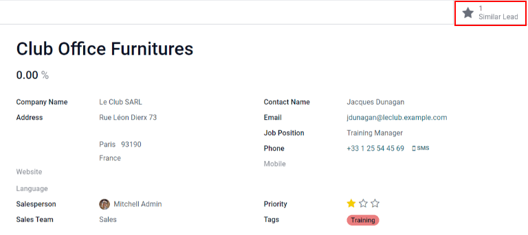 类似潜在客户智能按钮。