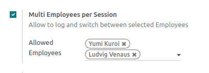 设置在 POS 系统中启用多个收银员