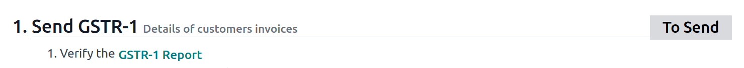 GSTR-1 verify