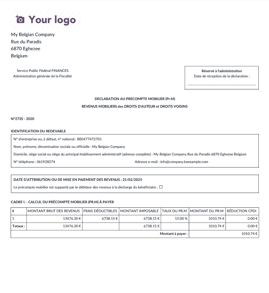 273S PDF Company Info.