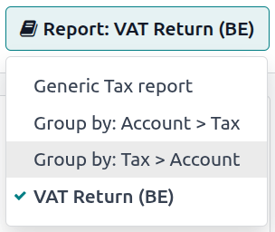 Report variant selection.