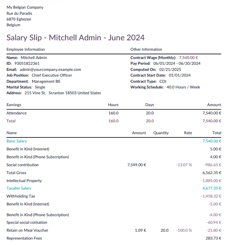 Intellectual Property Payslip 1.