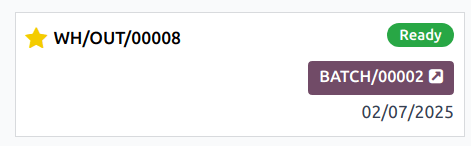 发货订单页面。