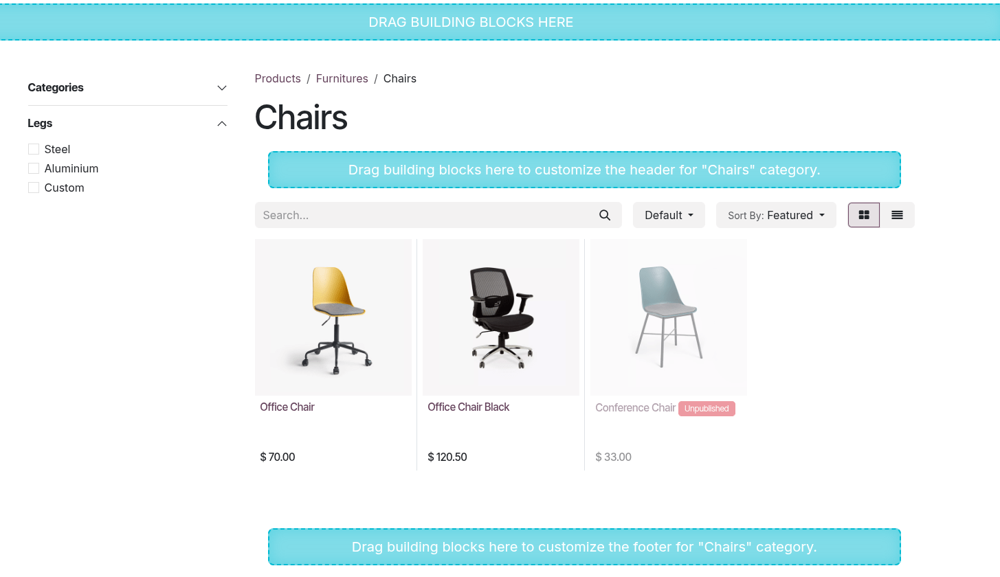 将构建块放置于页眉或页脚区域。