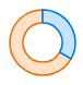 Doughnut chart icon