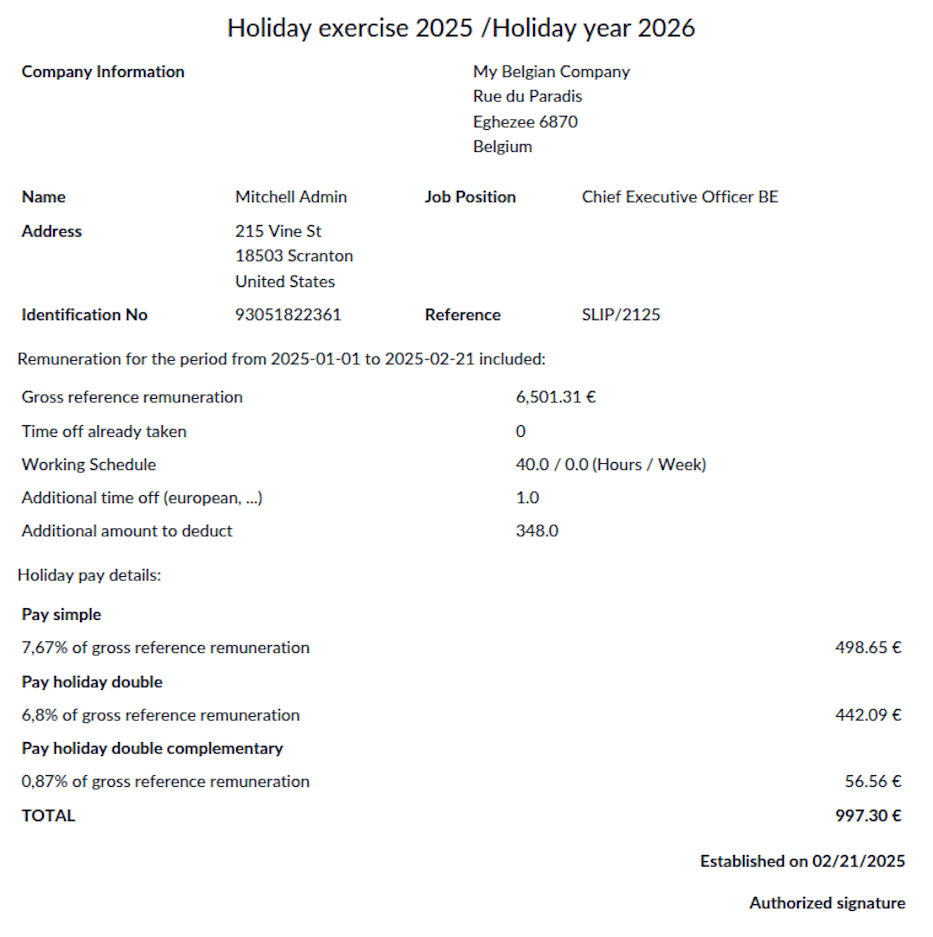 离职假期证明 N 年。