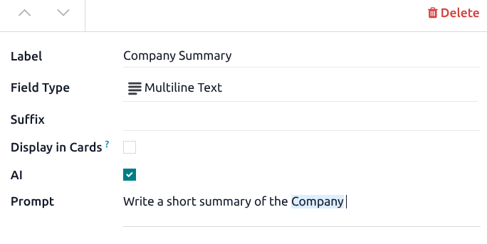 表单视图上的编辑属性弹出窗口。