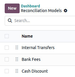 在列表视图中重新排列模型的顺序。