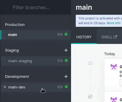 将分支相互合并