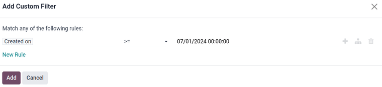 自定义筛选器创建表单。