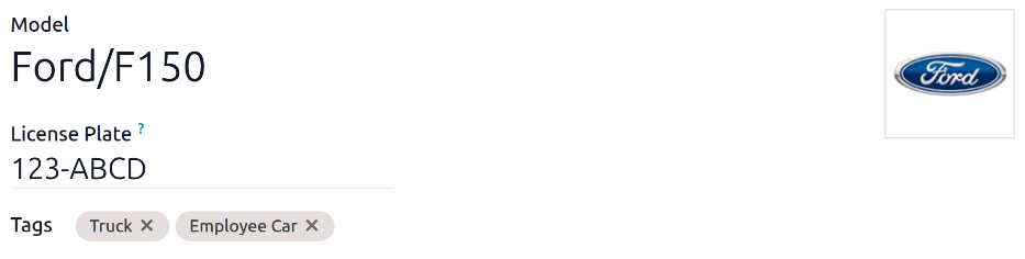 新车辆表格，显示车型部分。