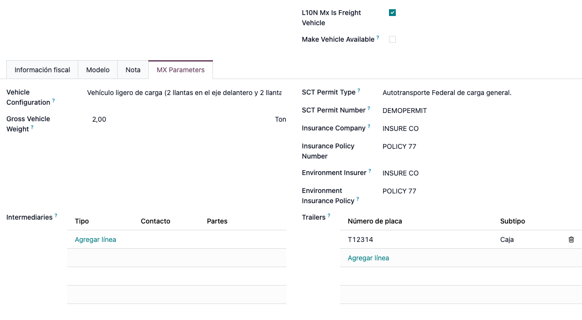 发货指南车辆配置。