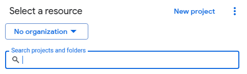 创建一个新的API项目来存储凭据。