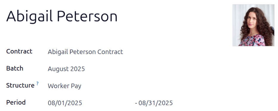 新工资单的顶部字段全部填写为二月份工资单。