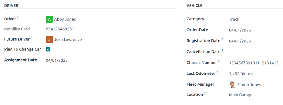 新车辆表格，显示车辆税部分。