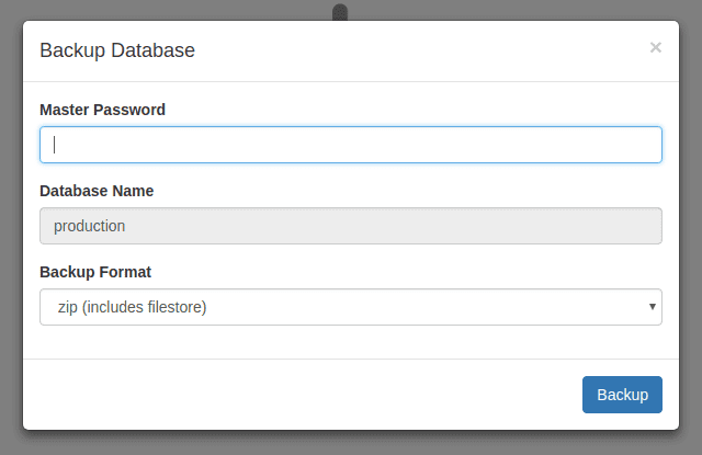 下载本地部署版数据库备份