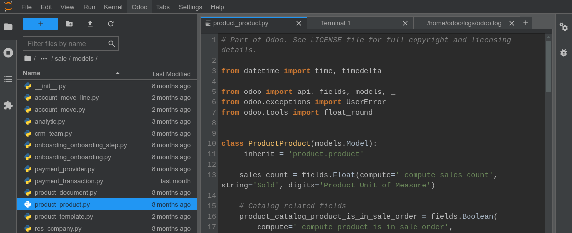 分支的编辑选项卡示意图