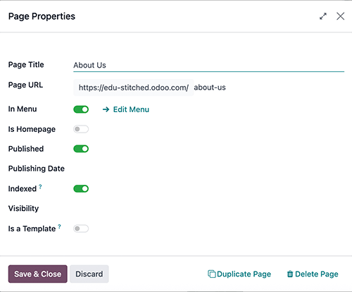 toggle off the “Indexed” field
