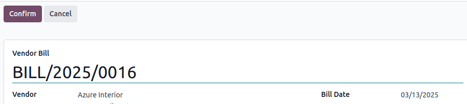 编辑供应商账单的参考编号。