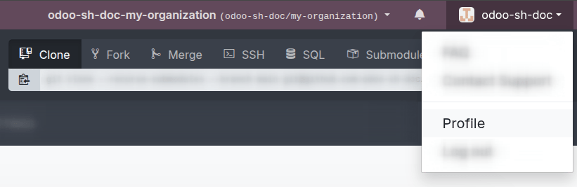 访问用户的个人资料