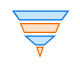 Funnel chart icon