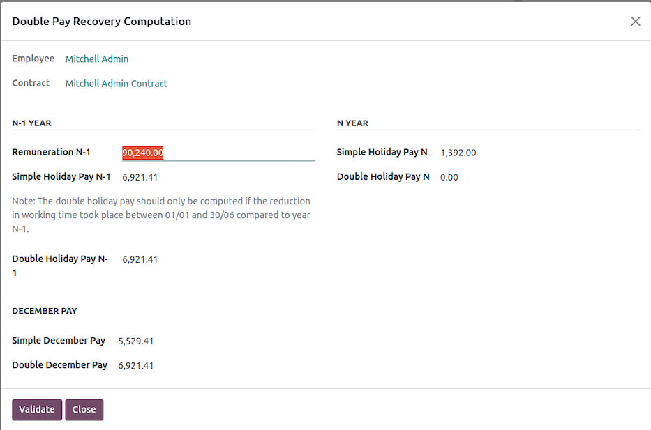 December Pay Amount.