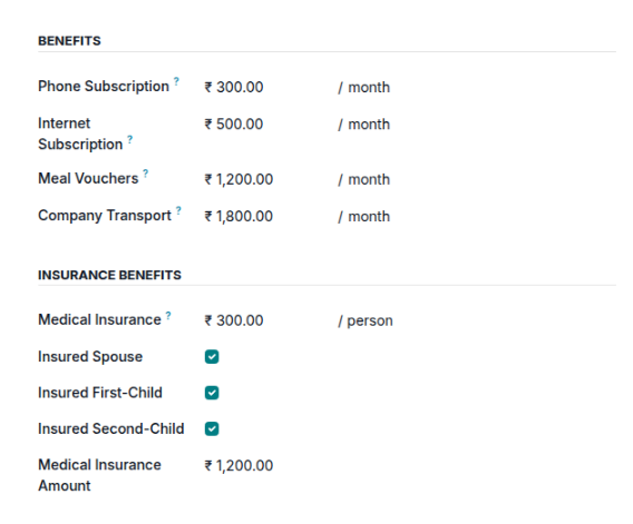 Indian Benefits
