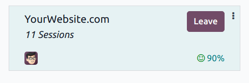 View of a channel form and the option to join a channel for Odoo Live Chat.