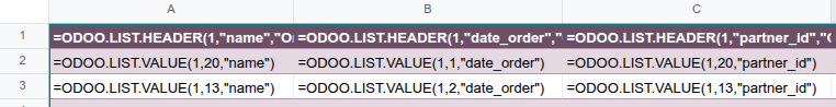 Viewing formulas of spreadsheet cells