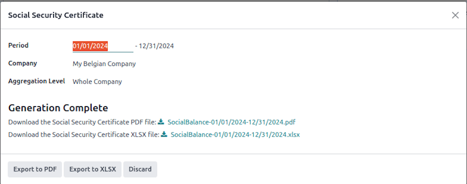 Social Security Certificate Wizard.