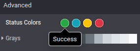 Status color selection