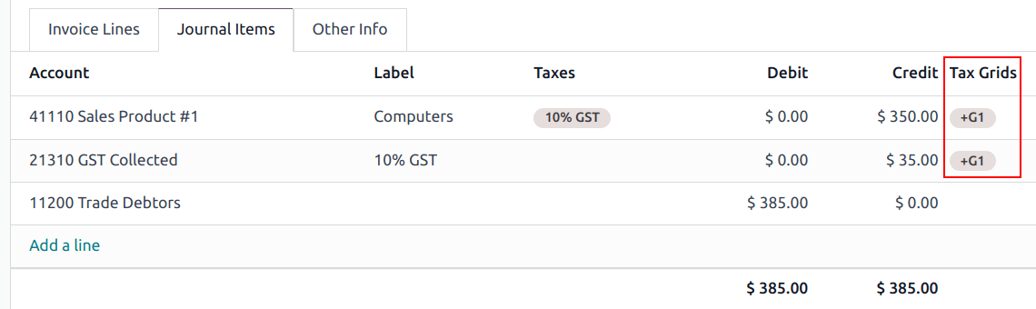 GST 网格示例