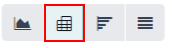 CRM 应用中数据透视视图图标的特写。