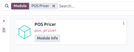 从应用程序安装 POS Pricer 模块