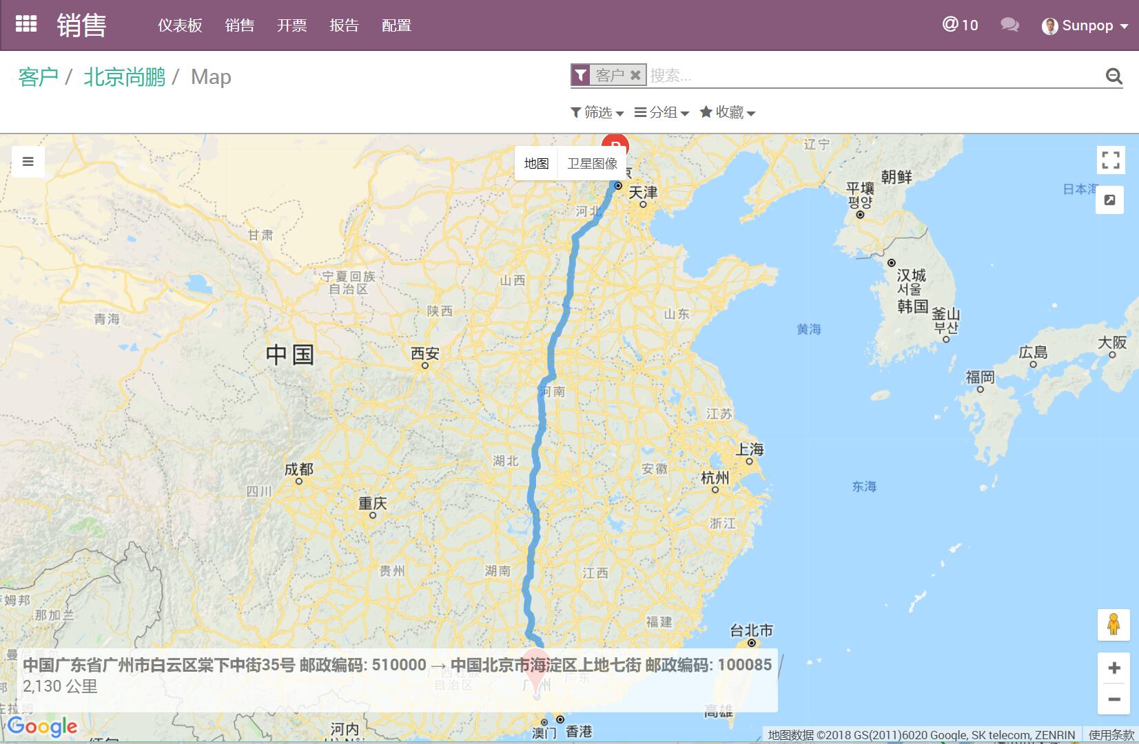 全景图，鼠标放上去显示详情