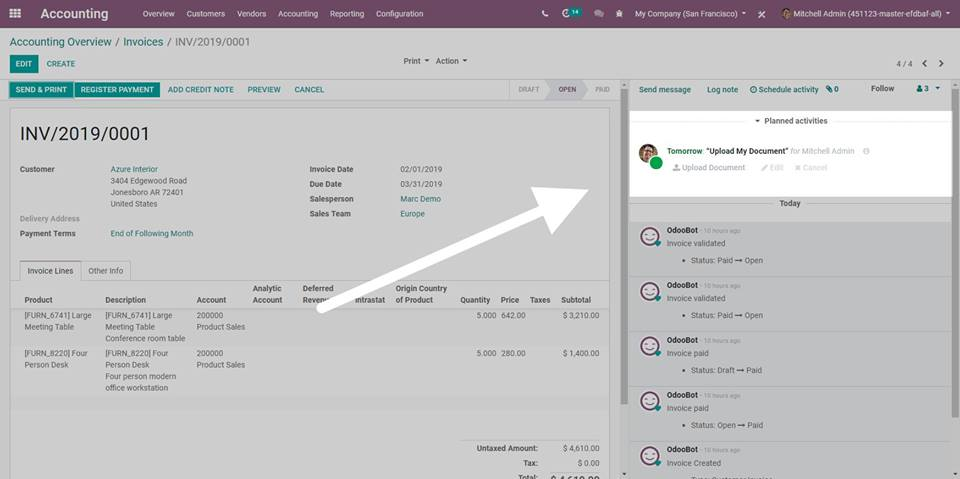 Odoo 13的新特性及新增功能