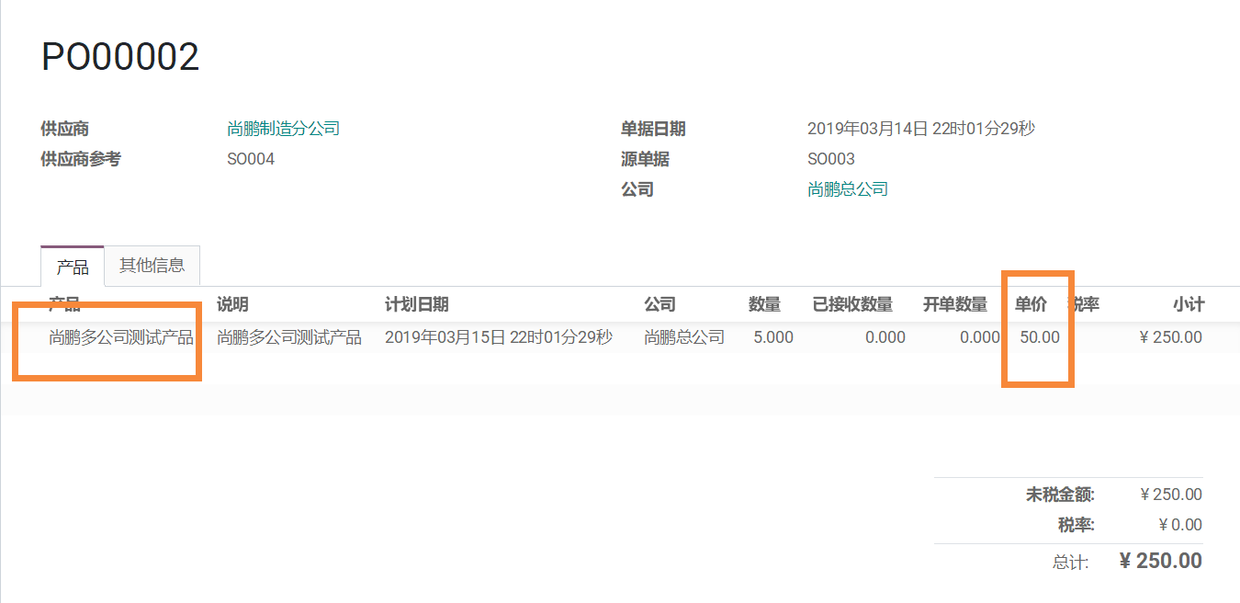 Odoo 14,13,12集团化企业多公司关联交易工作流设置及委外处理