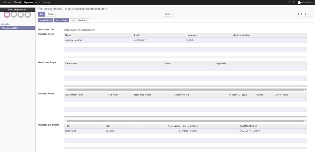 [app_wordpress_migration] 专用于odooAi的Wordpress Migration